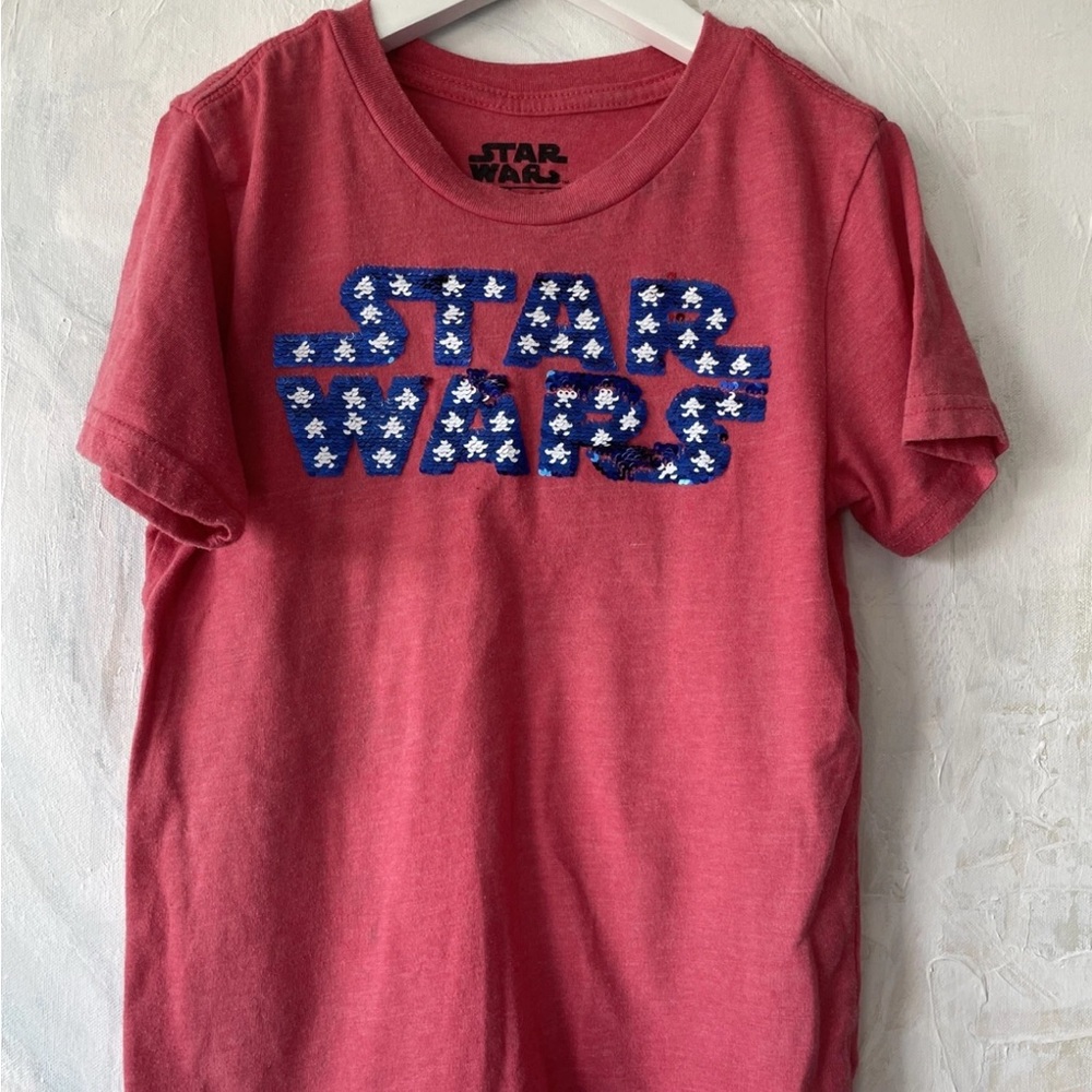 MAD ENGINE STAR WARS Red white & Blue 4th of july american flag style t-shirt